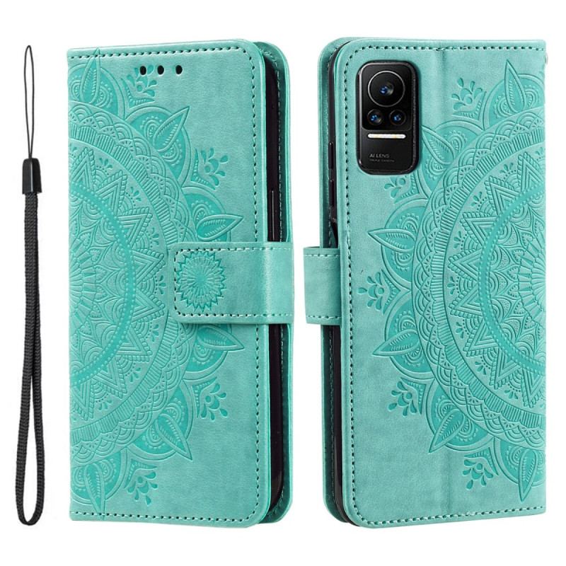 Housse Xiaomi 13 Lite Mandala Soleil avec Lanière