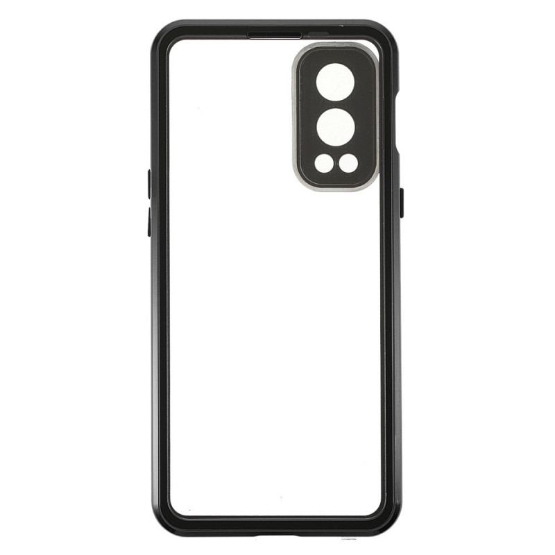 Coque OnePlus Nord 2 5G Deux Cotés Magnétique Verre Trempé et Métal