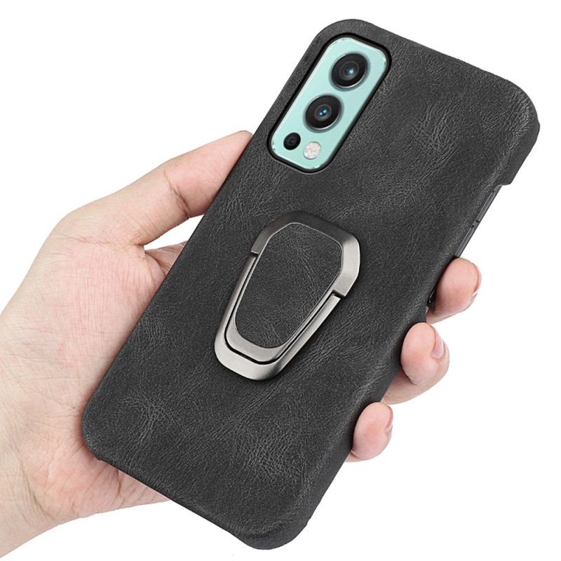 Coque OnePlus Nord 2 5G Effet Cuir Anneau-Support New Colors