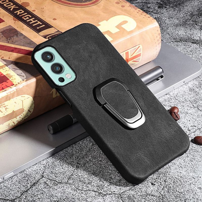 Coque OnePlus Nord 2 5G Effet Cuir Anneau-Support New Colors