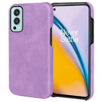 Coque OnePlus Nord 2 5G Effet Cuir Élégance New Colors