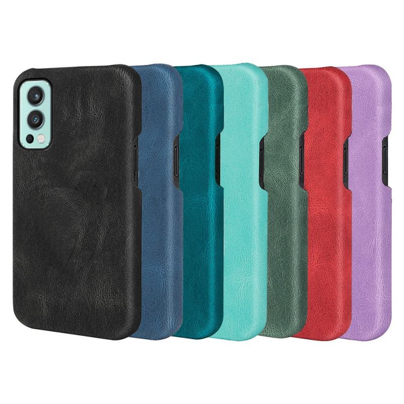 Coque OnePlus Nord 2 5G Effet Cuir Élégance New Colors