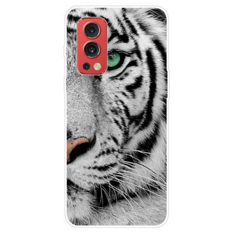 Coque OnePlus Nord 2 5G Face de Tigre