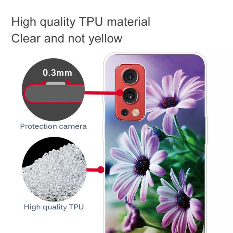 Coque OnePlus Nord 2 5G Fleurs Réalistes