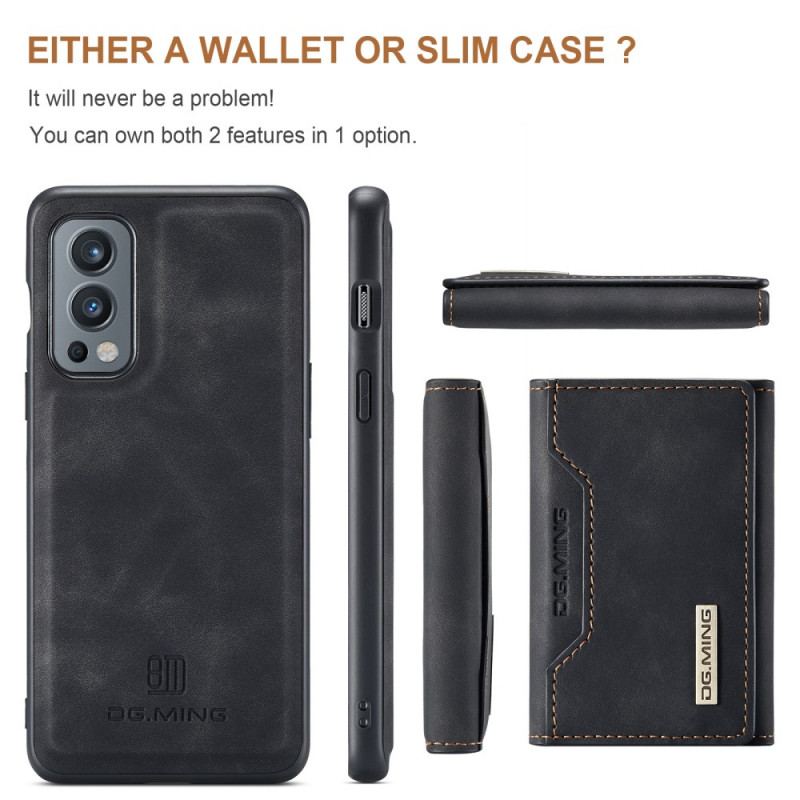 Coque OnePlus Nord 2 5G Porte-Cartes Détachable DG.MING