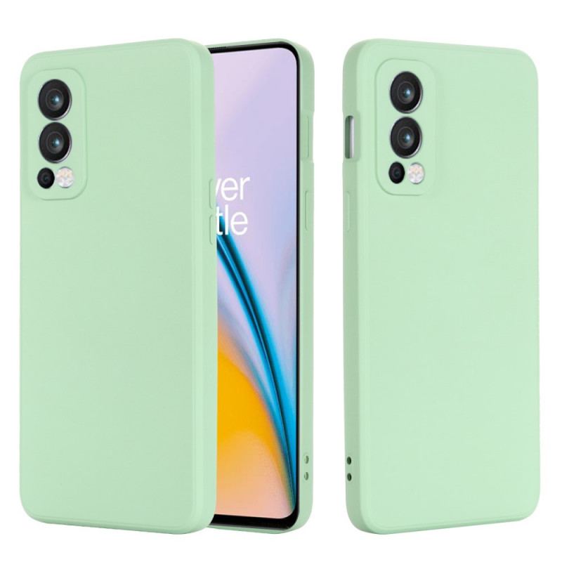 Coque OnePlus Nord 2 5G Silicone Liquide Avec Lanière