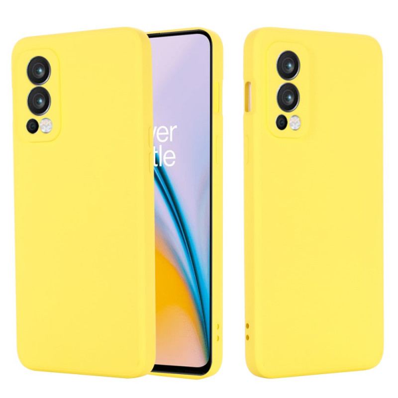 Coque OnePlus Nord 2 5G Silicone Liquide Avec Lanière