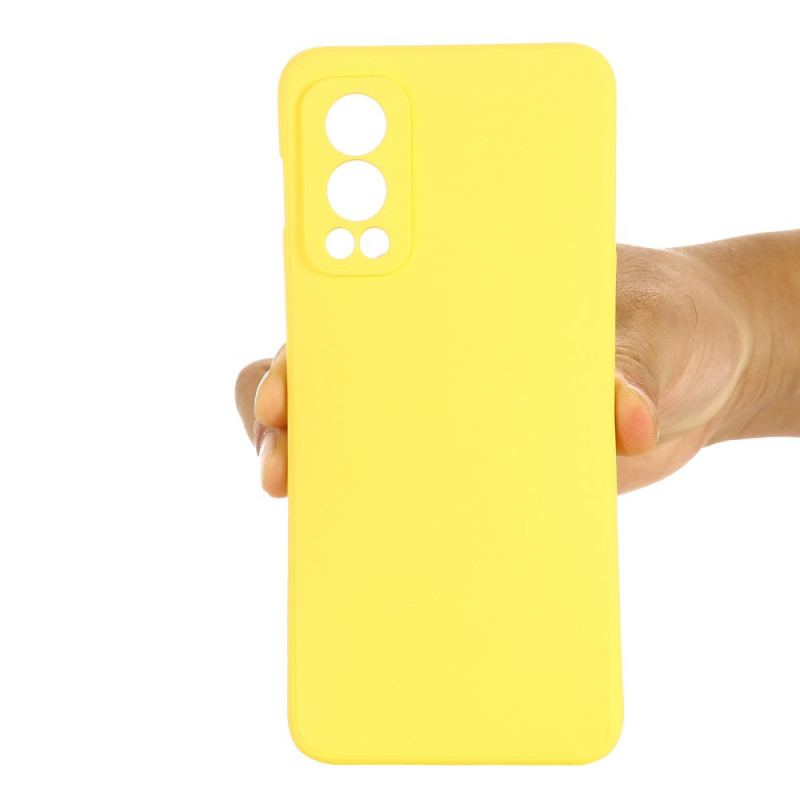 Coque OnePlus Nord 2 5G Silicone Liquide Avec Lanière