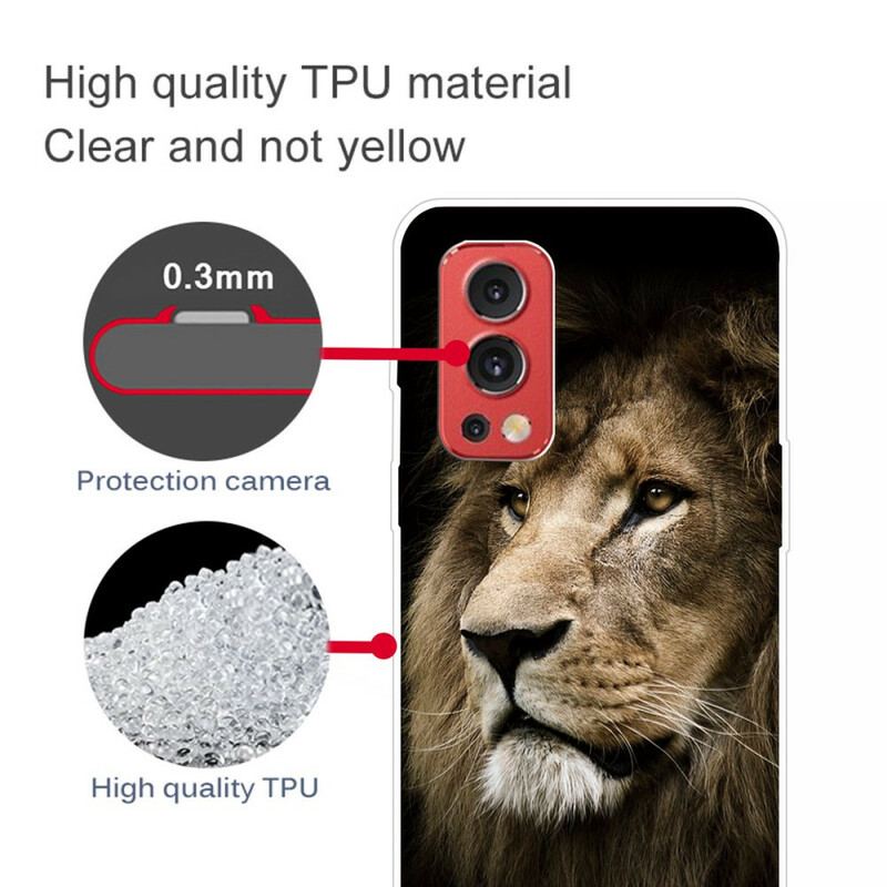 Coque OnePlus Nord 2 5G Tête de Lion