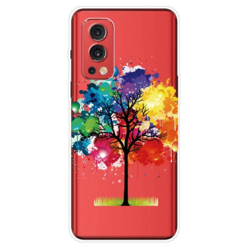 Coque OnePlus Nord 2 5G Transparente Arbre Aquarelle