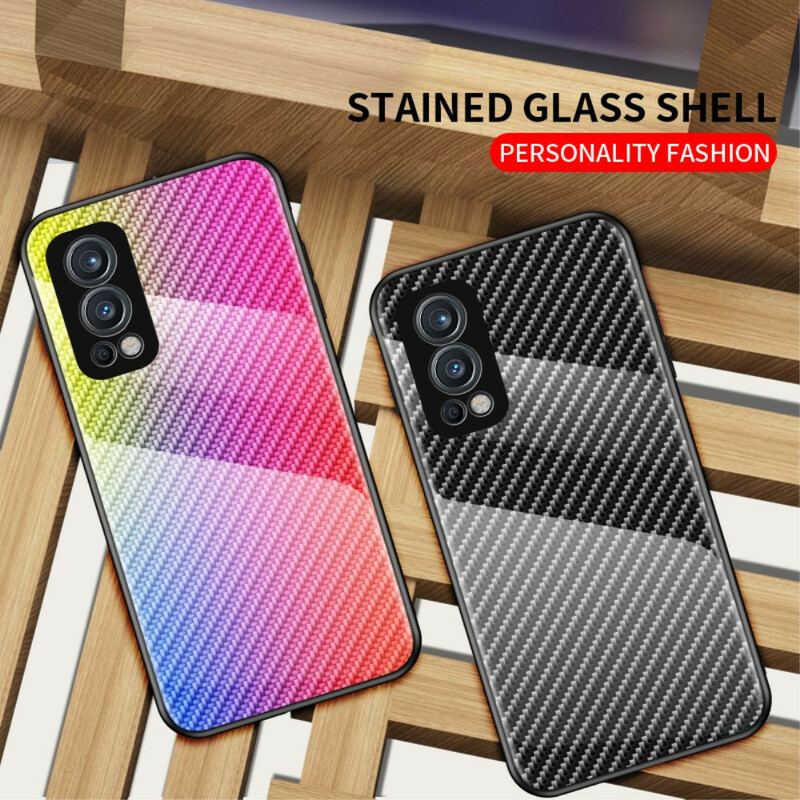 Coque OnePlus Nord 2 5G Verre Trempé Fibre Carbone