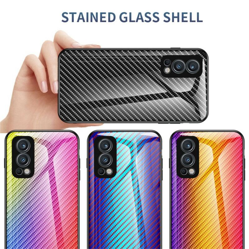 Coque OnePlus Nord 2 5G Verre Trempé Fibre Carbone