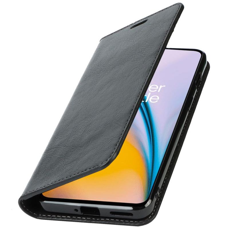 Flip Cover OnePlus Nord 2 5G Cuir Véritable