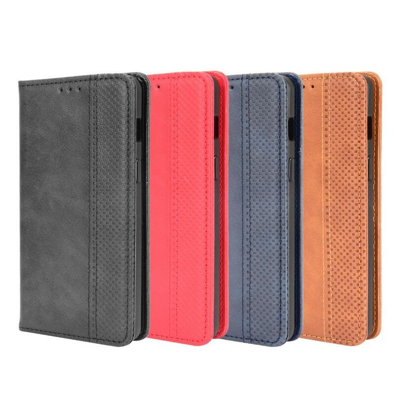 Flip Cover OnePlus Nord 2 5G Effet Cuir Vintage Stylisé