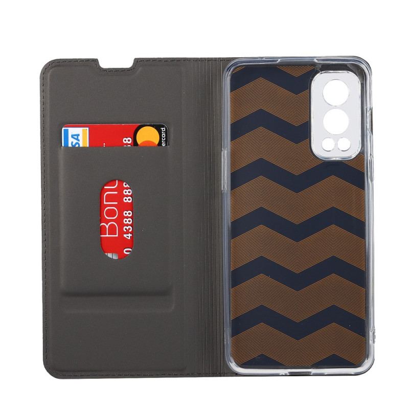 Flip Cover OnePlus Nord 2 5G Fermoir Magnétique