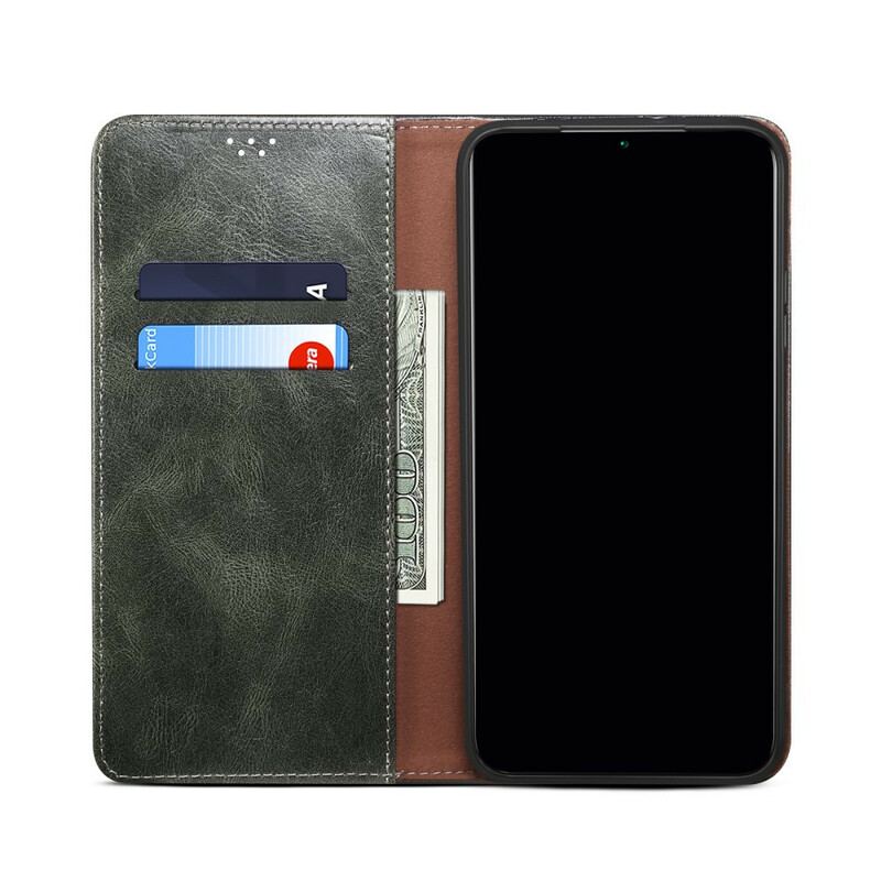 Flip Cover OnePlus Nord 2 5G Simili Cuir Ciré