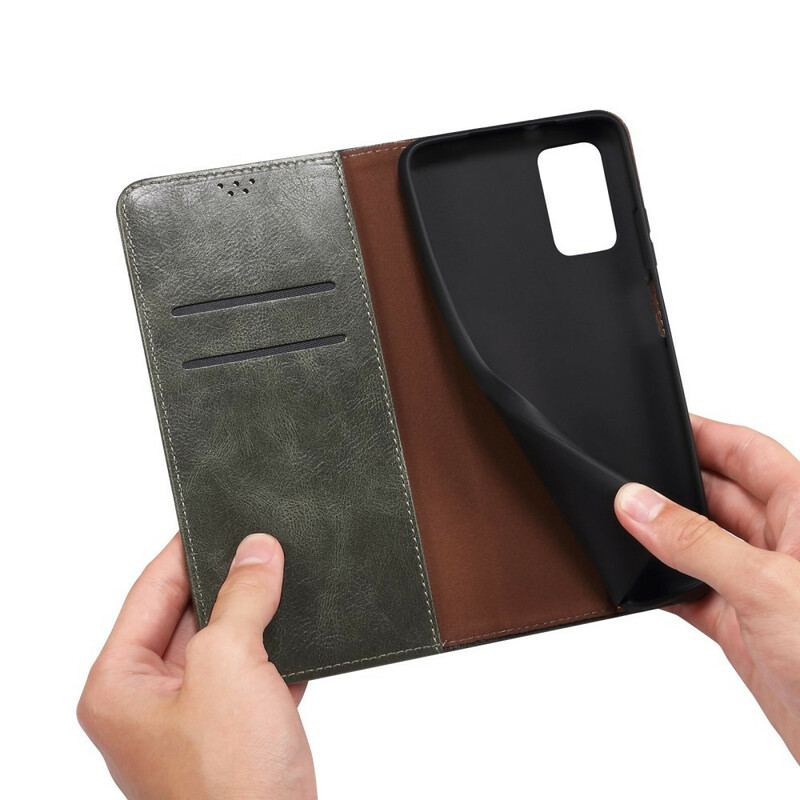 Flip Cover OnePlus Nord 2 5G Simili Cuir Ciré