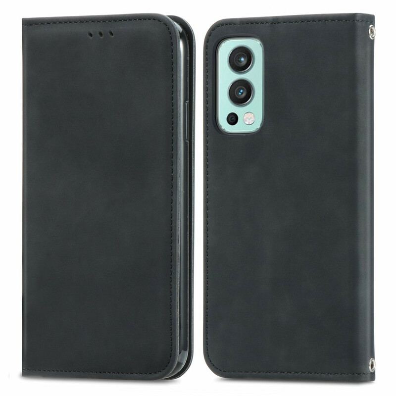 Flip Cover OnePLus Nord 2 5G Skin-Touch Design