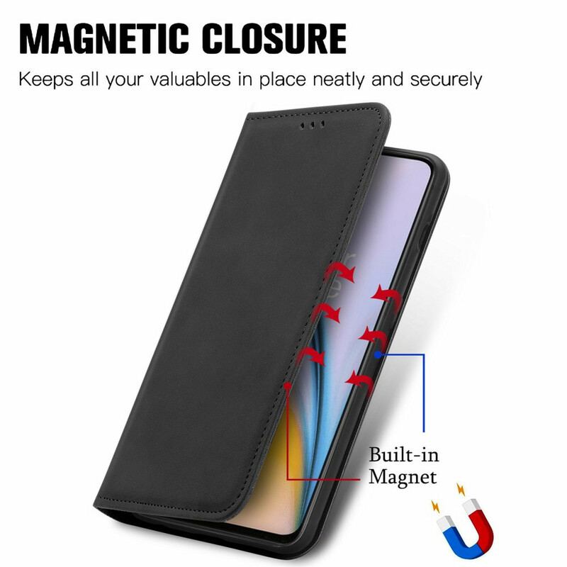 Flip Cover OnePLus Nord 2 5G Skin-Touch Design