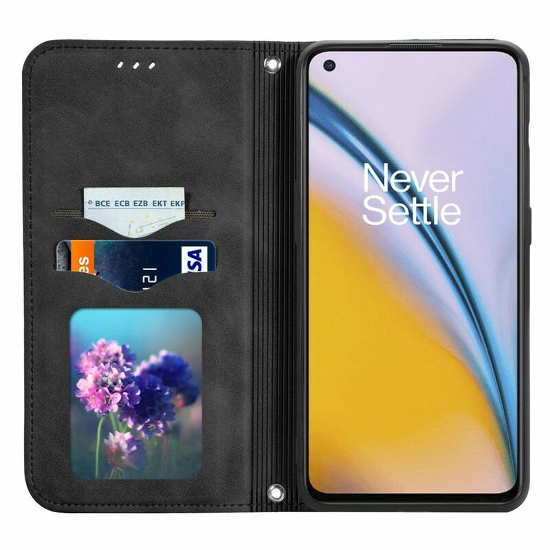 Flip Cover OnePLus Nord 2 5G Skin-Touch Design