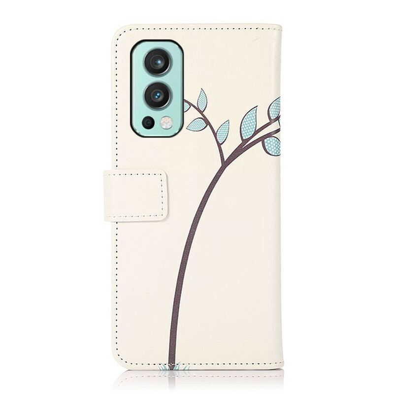 Housse OnePlus Nord 2 5G Couple De Hiboux Sur l'Arbre