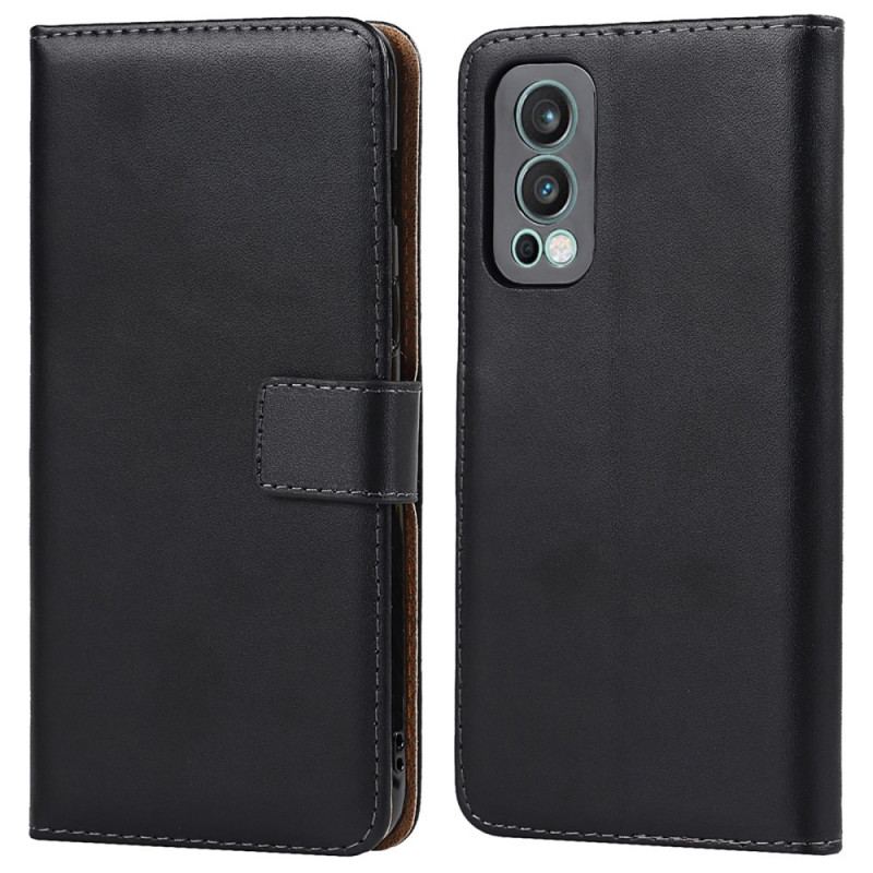 Housse OnePlus Nord 2 5G Cuir Véritable