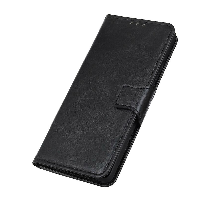 Housse OnePlus Nord 2 5G Effet Cuir Fermoir Réversible