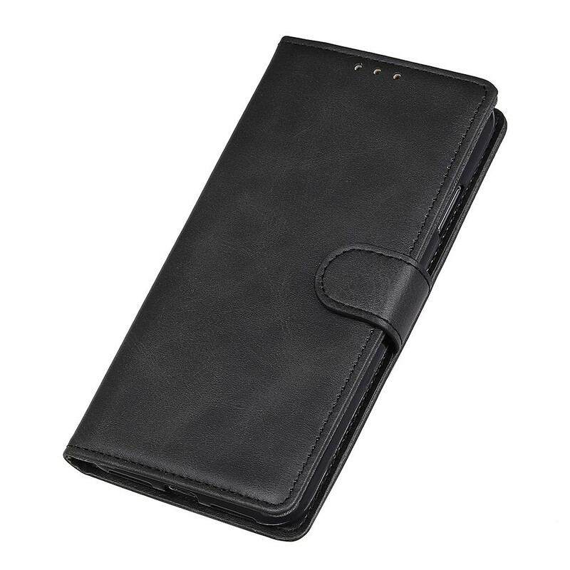 Housse OnePlus Nord 2 5G Matte Effet Cuir Rétro