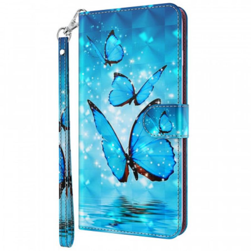 Housse OnePlus Nord 2 5G Papillons Bleus Volants