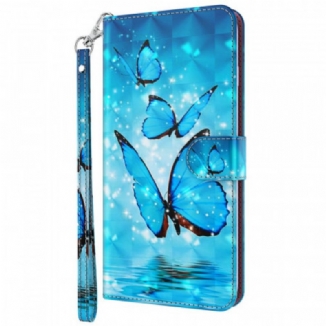 Housse OnePlus Nord 2 5G Papillons Bleus Volants