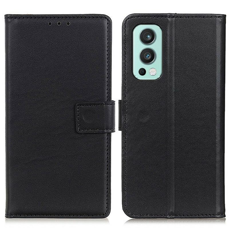 Housse OnePlus Nord 2 5G Simili Cuir Simple