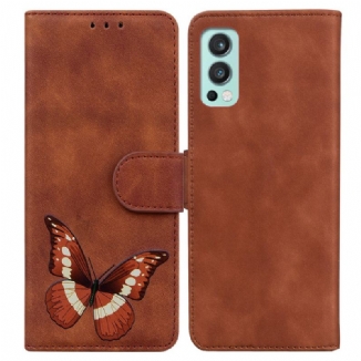 Housse OnePlus Nord 2 5G Skin-Touch Papillon