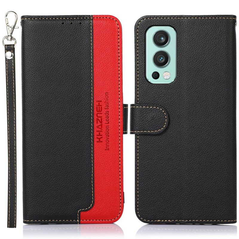 Housse OnePlus Nord 2 5G Style Litchi RFID KHAZNEH