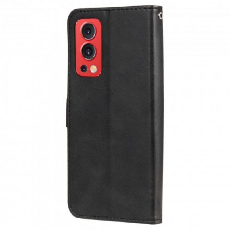 Housse OnePlus Nord 2 5G Vintage Porte-monnaie