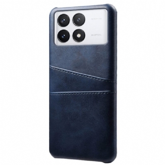 Coque Poco X6 Pro 5G Effet Cuir Porte-Cartes