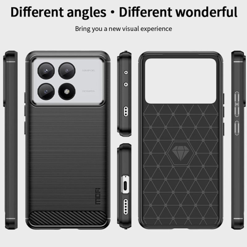 Coque Poco X6 Pro 5G Fibre Carbone Brossée MOFI