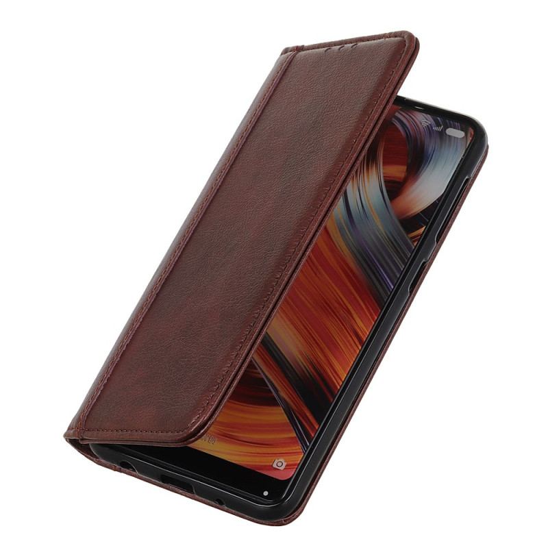 Flip Cover Poco X6 Pro 5G Cuir Fendu