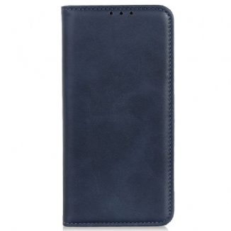 Flip Cover Poco X6 Pro 5G Cuir Fendu Classique