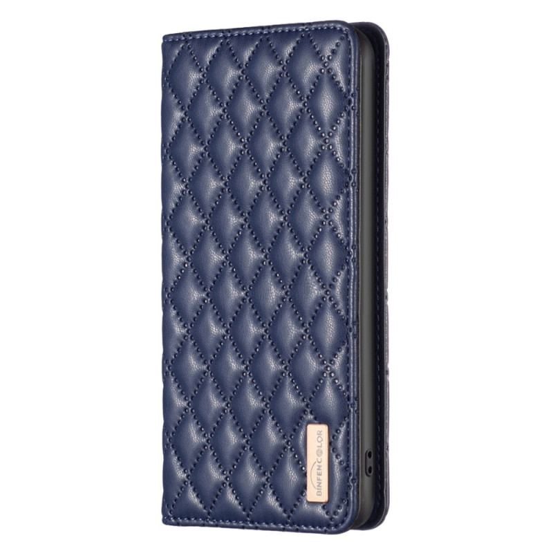 Flip Cover Poco X6 Pro 5G Matelassée BINFEN COLOR