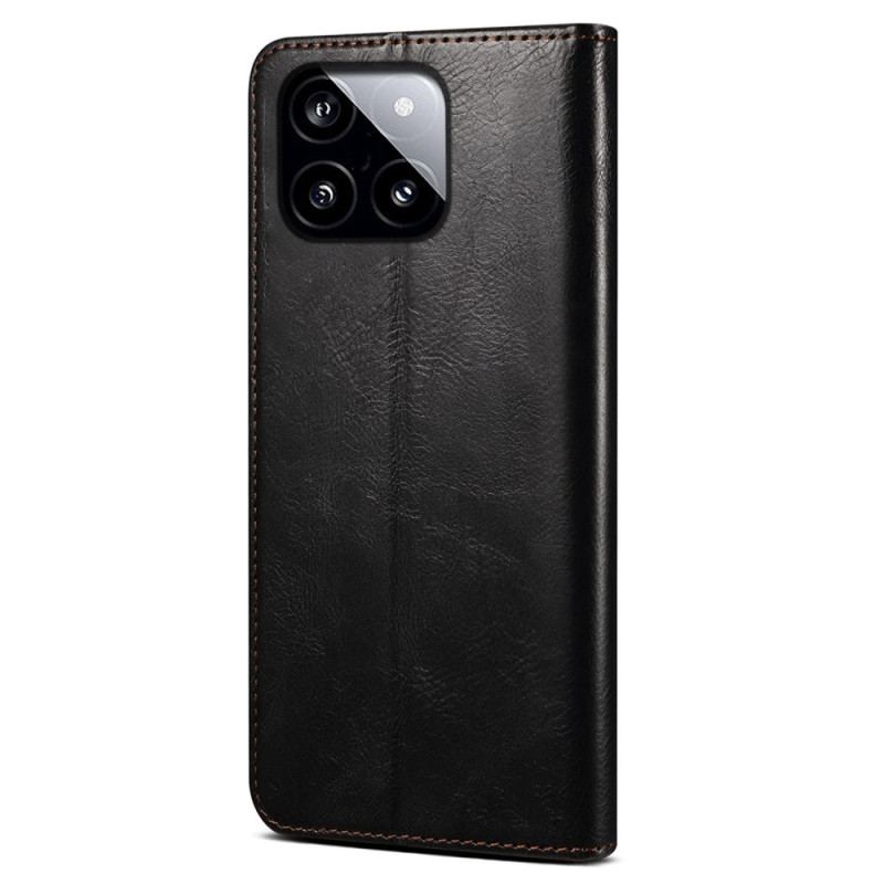 Flip Cover Poco X6 Pro 5G Simili Cuir Ciré