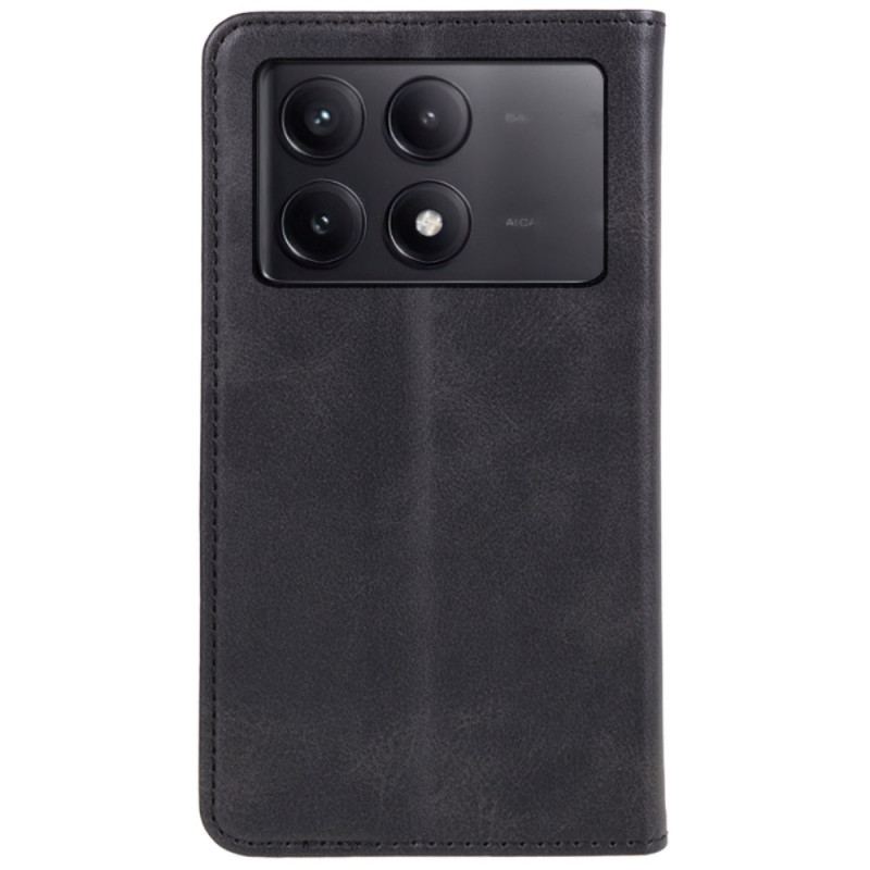 Flip CoverXiaomi Poco X6 Pro 5G Texturée