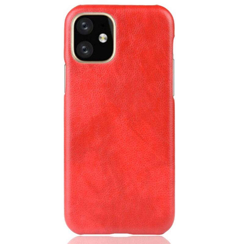 Coque iPhone 11 Pro Effet Cuir Litchi