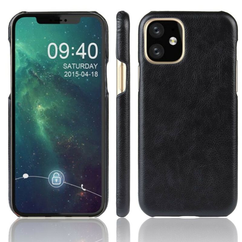 Coque iPhone 11 Pro Effet Cuir Litchi