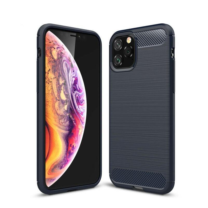 Coque iPhone 11 Pro Fibre Carbone Brossée