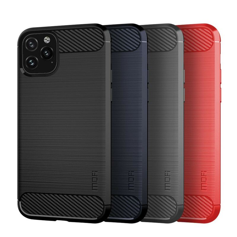 Coque iPhone 11 Pro Fibre Carbone Brossée MOFI