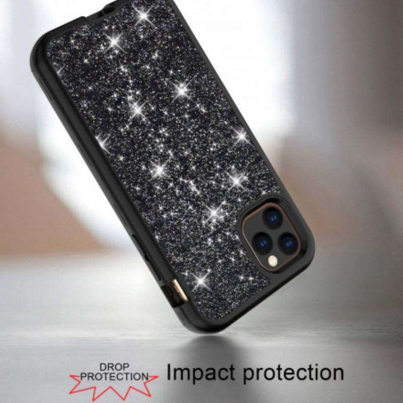 Coque iPhone 11 Pro Hybride  Paillettes