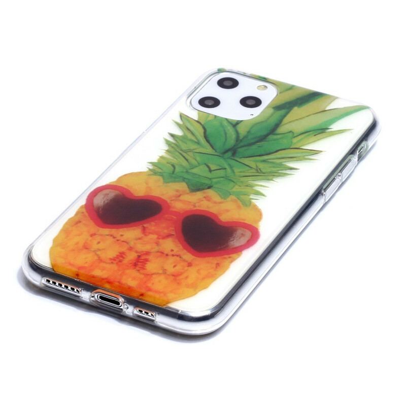 Coque iPhone 11 Pro Transparente Incognito Ananas