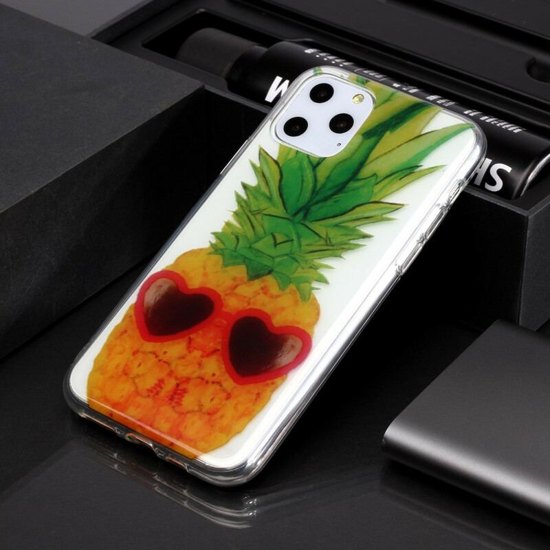 Coque iPhone 11 Pro Transparente Incognito Ananas