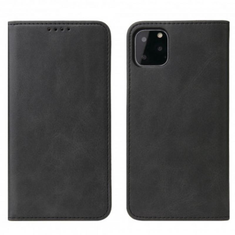 Flip Cover iPhone 11 Pro Effet Cuir Business Style Plus