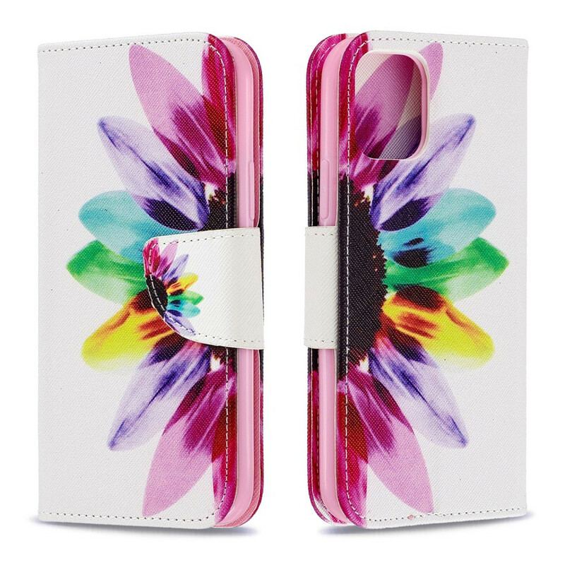 Housse iphone 11 Pro Fleur Aquarelle